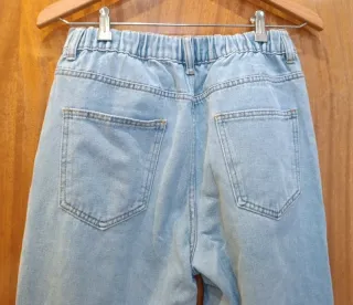 Vaqueros Shein Rectos Elásticos Talla 30 Unisex