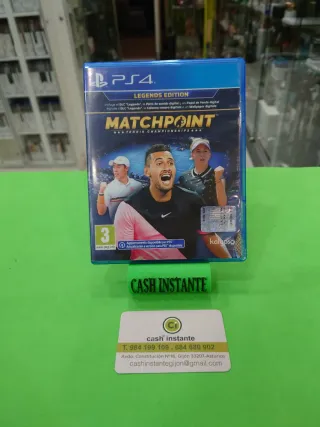 JUEGO PS4 MATCHPIONT TENNIS