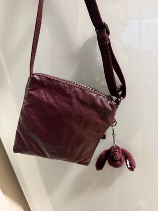 Bolso bandolera Kipling morado