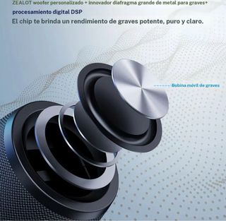 Altavoz resistente al agua y volumen fuerte