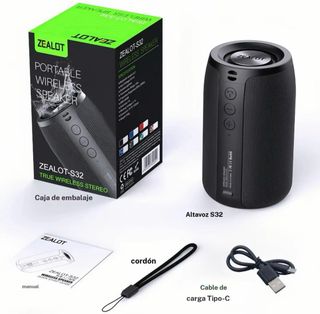 Altavoz resistente al agua y volumen fuerte