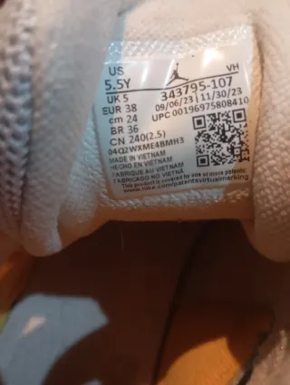 Zapatillas Baloncesto Air Jordan 7 numero 38