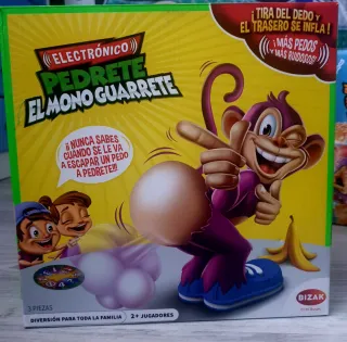 Pedrete el Mono Guarrete Bizak Juego Electrónico