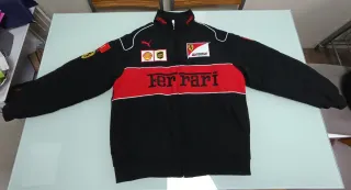 Chaqueta Ferrari Negra y Roja