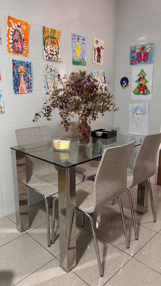 Mesa y 4 sillas cocina El Corte Inglés