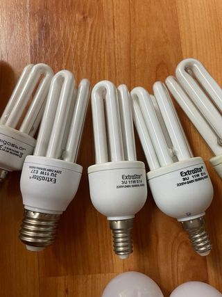 Lote Bombillas LED y Bajo Consumo