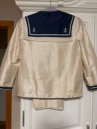 Traje comunión niño Barcarola beige azul