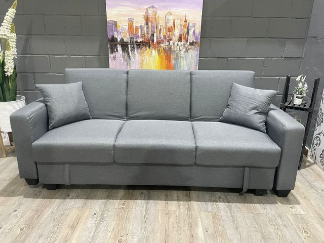 SOFA CAMA CON AMPLIO ARCON