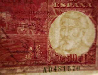 Billete 50 Pesetas España 31 Dic 1951 circulado.