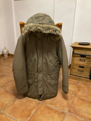 Parka hombre acolchada repele el agua T/X-Large