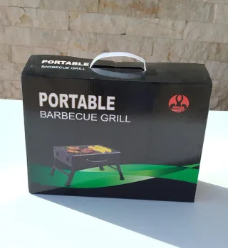 Mini barbecue da tavolo portatile con 1 regalo incluso