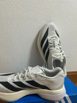 Zapatillas Adidas Adizero Boston 13 Blancas