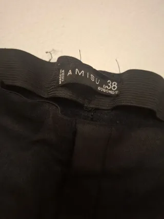 2 Mallas Negras  la negra es marca amisu  T 38.