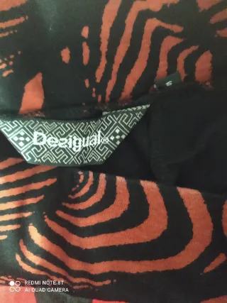 Falda Desigual Multicolor Talla Única