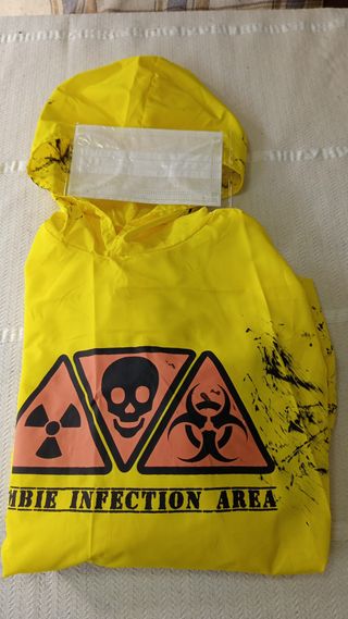 Disfraz Zombi Radioactivo Unisex Talla L Nuevo