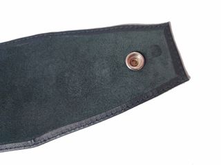 Cinturón faja cuero lazo negro 85-90 cm