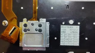 Teclado portátil Lenovo. Inglés Negro