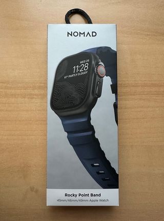 Apple Watch X Nomad 49mm Rocky Point Band Atlantic
