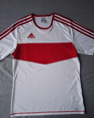 Camiseta Adidas blanca y roja