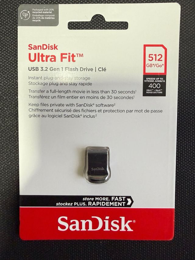 Memoria SanDisk 512GB Ultra Fit USB