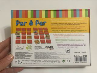 (Memory) Juego de memoria Par & Par de Cayro.