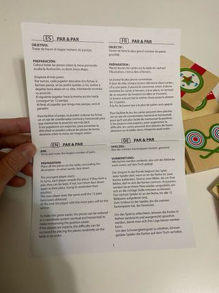 (Memory) Juego de memoria Par & Par de Cayro.