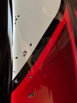 Casco Moto AGV K6 Rojo y Negro