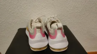 Zapatillas deporte Talla 40 Beige y Rosa