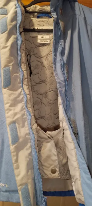 Chaqueta de Nieve Columbia Azul y gris