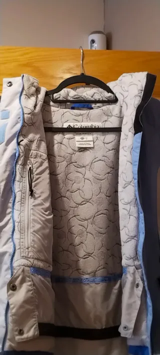 Chaqueta de Nieve Columbia Azul y gris