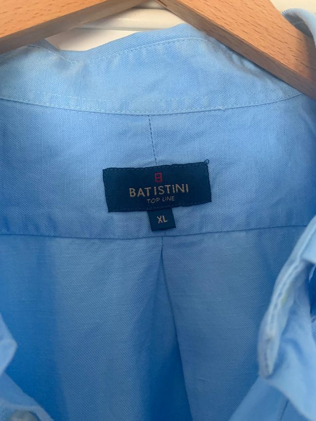 Camisa Batistini Top Line XL Azul Cielo