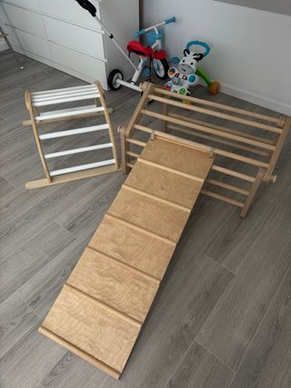 Conjunto Triângulo Pickler Madeira