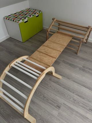 Conjunto Triângulo Pickler Madeira