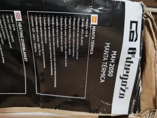 Manta Térmica Orbegozo MAH2050 Beige/Gris