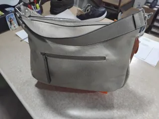 Borsa Refresh donna beige/grigio