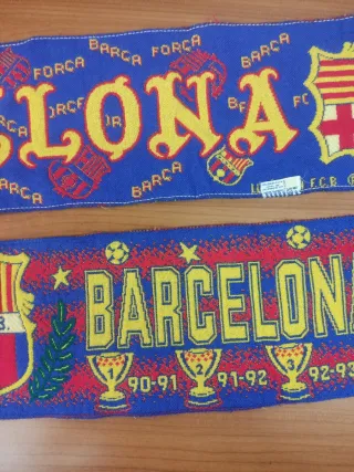 Bufandas FC Barcelona Antiguas