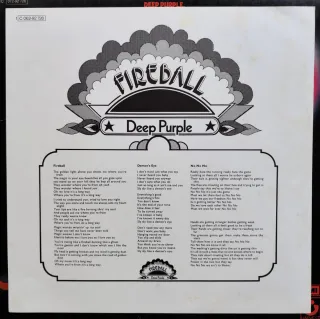 LP 1977 🇩🇪 DEEP PURPLE - FIREBALL