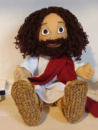 Gesù pupazzo stoffa