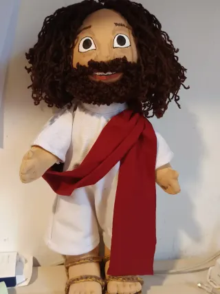 Gesù pupazzo stoffa