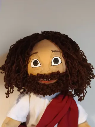 Gesù pupazzo stoffa