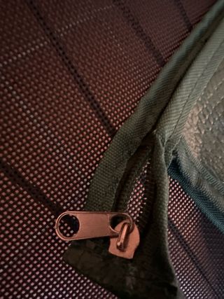 Bolsa documentos/dinero piel cocodrilo verde