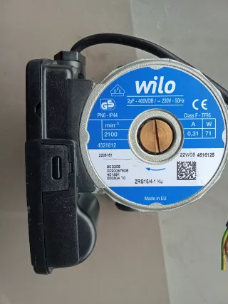 Bomba de agua Wilo ZRS15/4-1 Ku