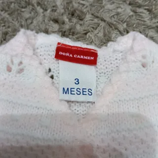 Chaqueta+capota bebé 3 meses.Doña Carmen