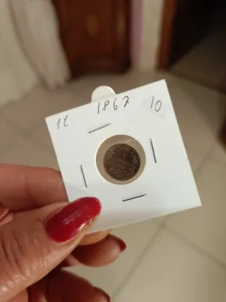 Moneta 1 centesimo 1867