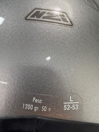 Casco NZi Eurus 600 Plata