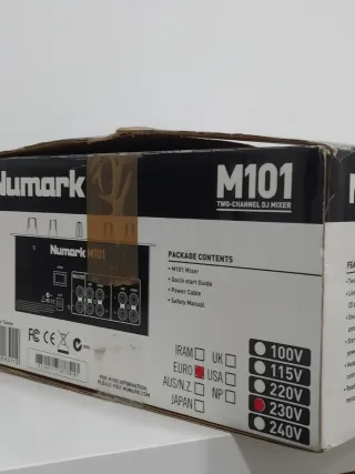 Mesa de mezcla DJ Numark M101