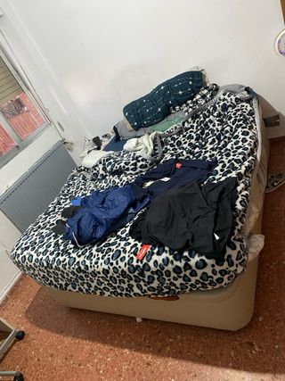 Canapé abatible y colchon (grande) en buen estado