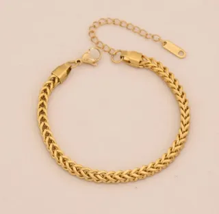 Pulsera Acero Dorado
