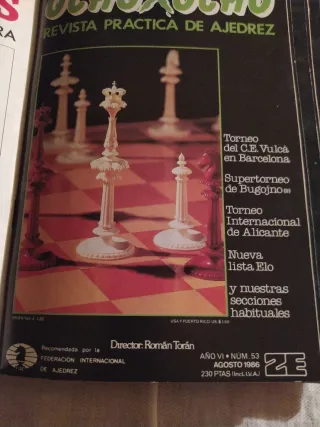 Revistas de ajedrez ochoxocho