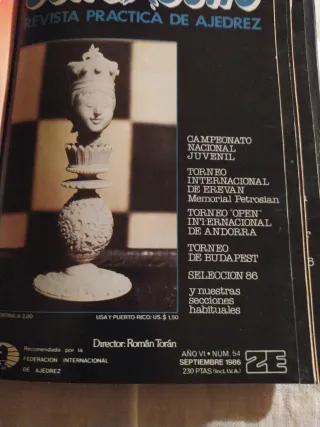 Revistas de ajedrez ochoxocho